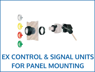 EX CONTROL & SIGNAL UNITS FOR PANEL MOUNTING