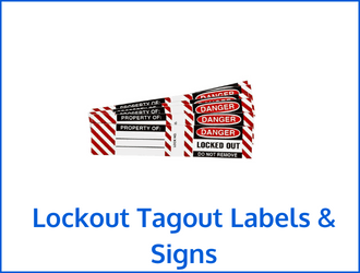 Lockout Tagout Labels & Signs