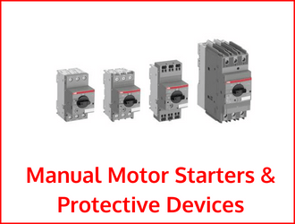 Manual motor starters and protective devices