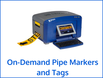 On-Demand Pipe Markers and Tags
