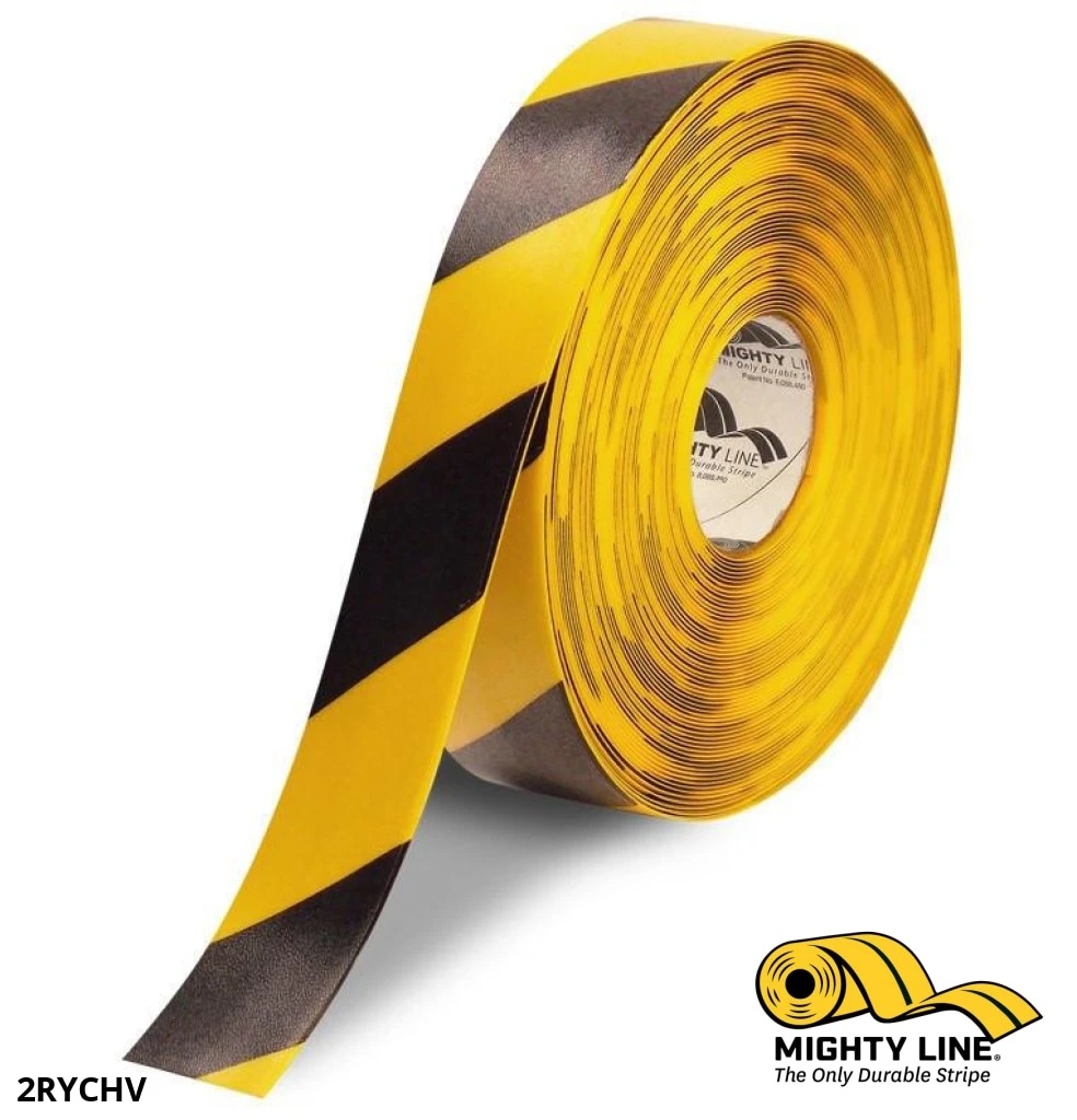 Mighty Line 2inch black-yellow tape