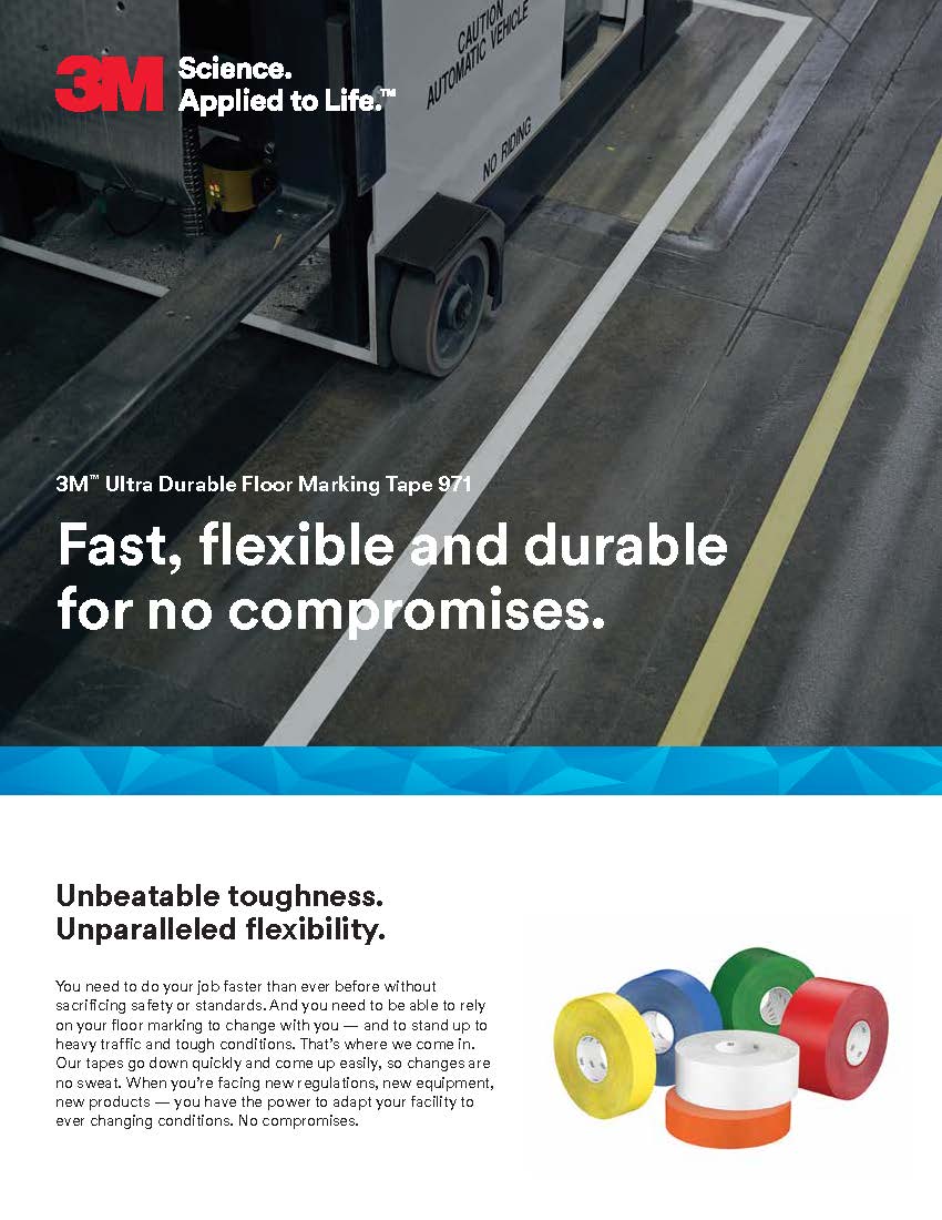 3M Ultra Durable Floor Marking Tape 971 Catalogue