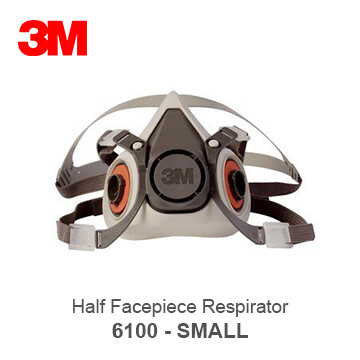 3M half facepiece respirator 6100