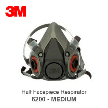 3M half facepiece respirator 6200
