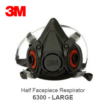 3M half facepiece respirator 6300