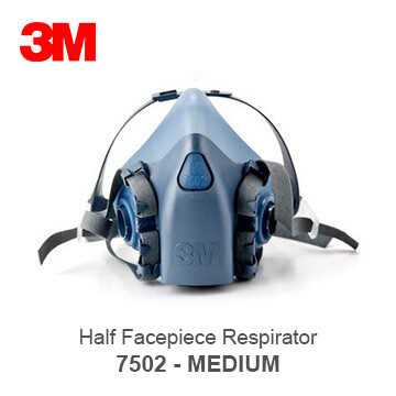 3M half facepiece respirator 7502