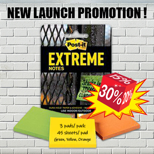 Post-it Extreme Notes Promotion