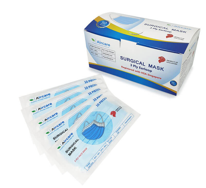 Disposable Surgical Mask Made in Singapore