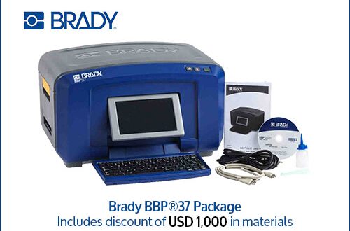 Brady GlobalMark Trade up with BBP37