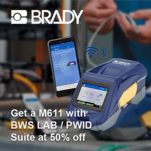Brady M611 with BWS Lab or PWID Suite at 50% Off