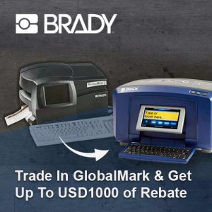 Trade in Brady GlobalMark and get up to $1000 of rebate