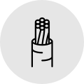 Wire and cable icon