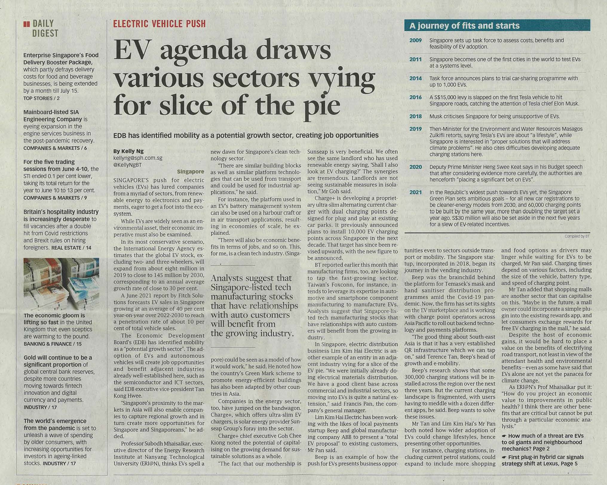 EV Agenda Draws Various Sector Vying for Slice of the Pie