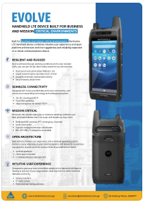 Motorola Solutions Evolve brochure - LKH