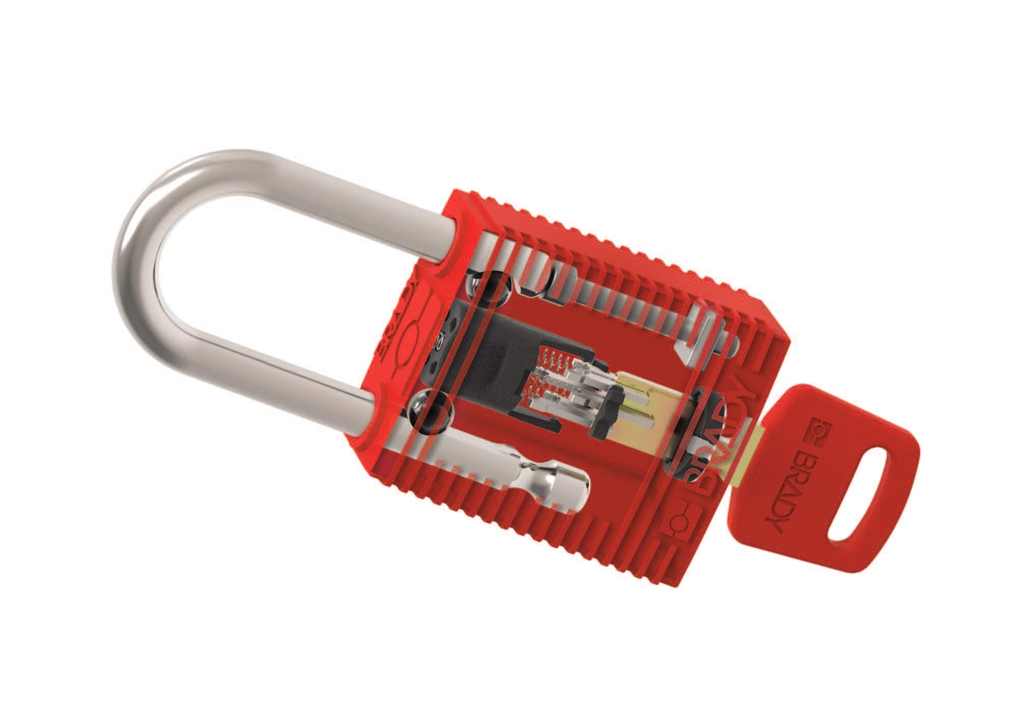 Brady safekey padlock overview