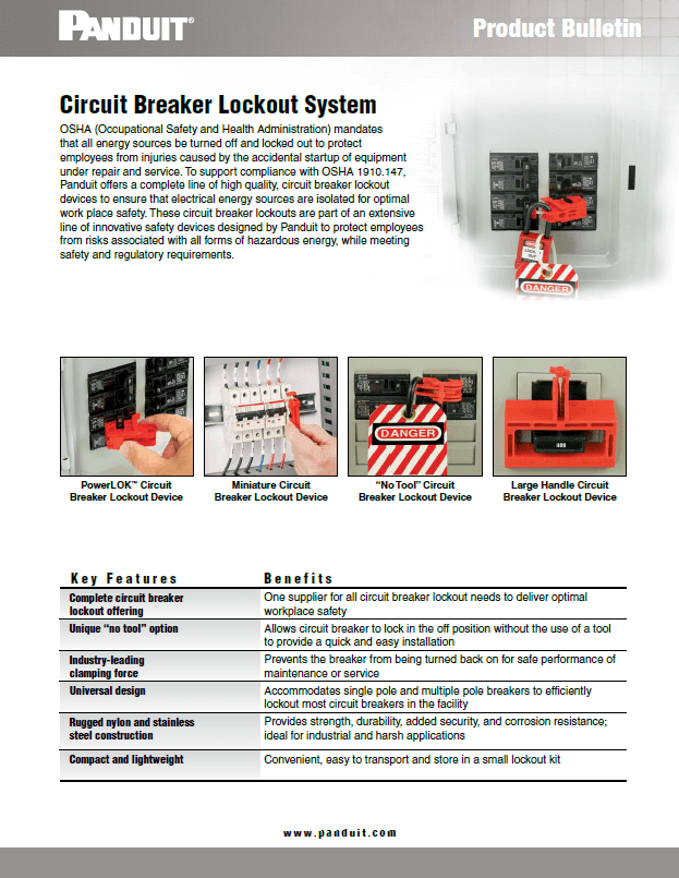 Circuit Breaker Lockout System