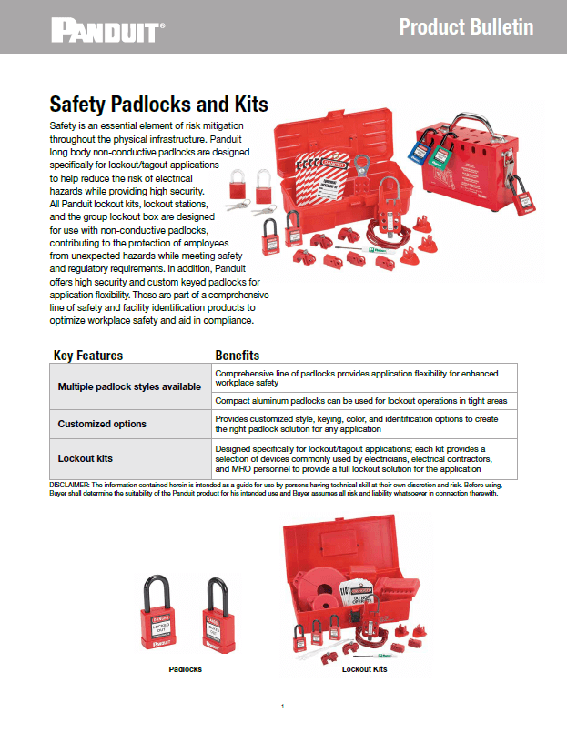 Safety Padlocks and Kits