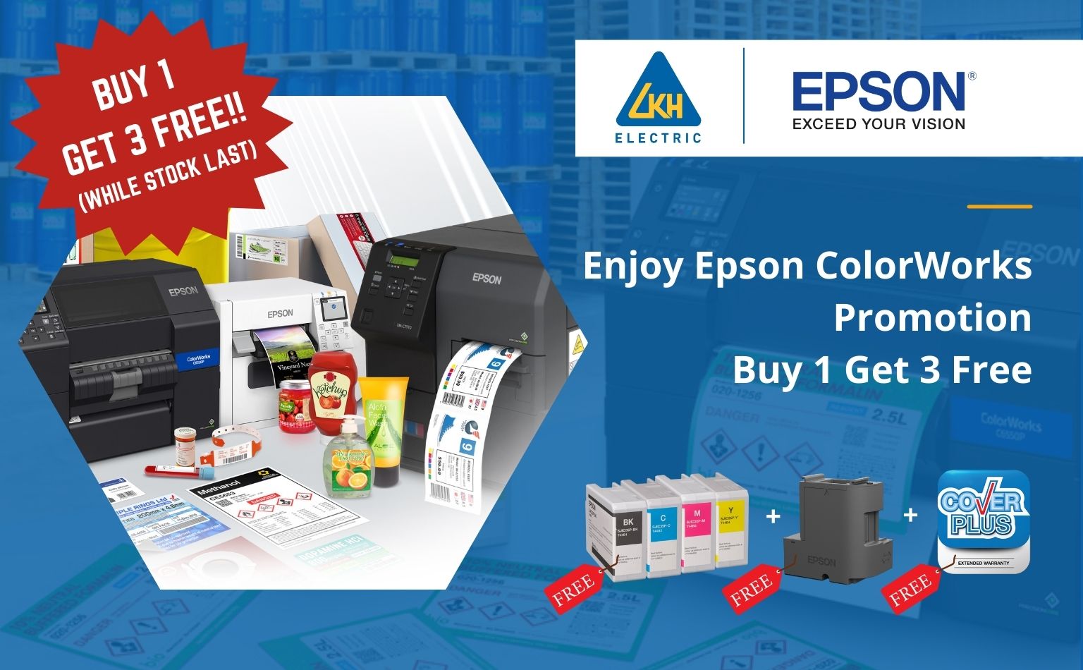 Epson colorwork series promotion banner