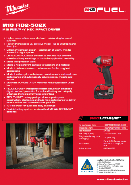 M18 FUEL 1/4 Hex Impact Driver