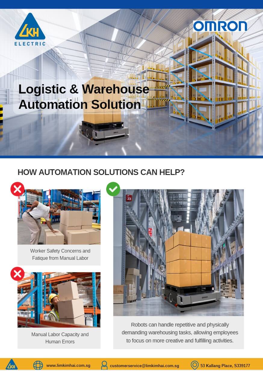 logistic and warehouse automation brochure