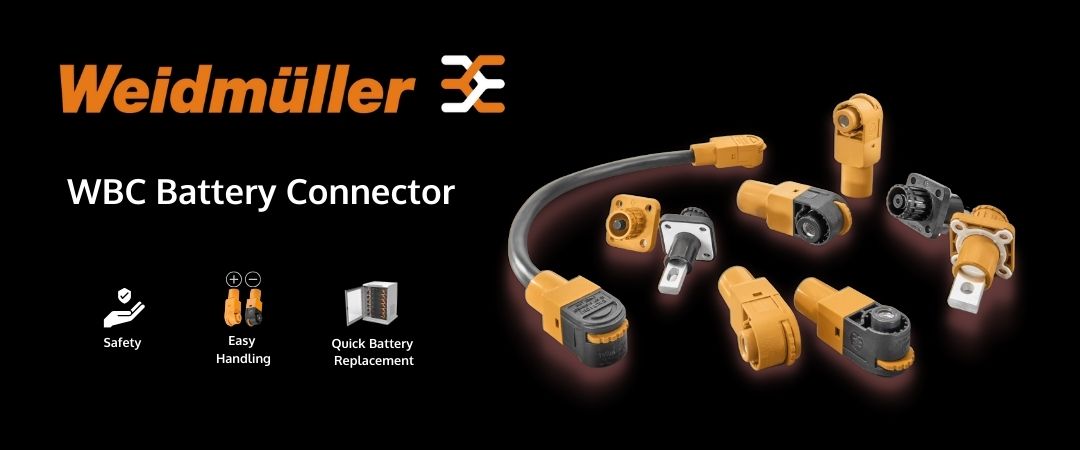 Weidmuller battery connector banner