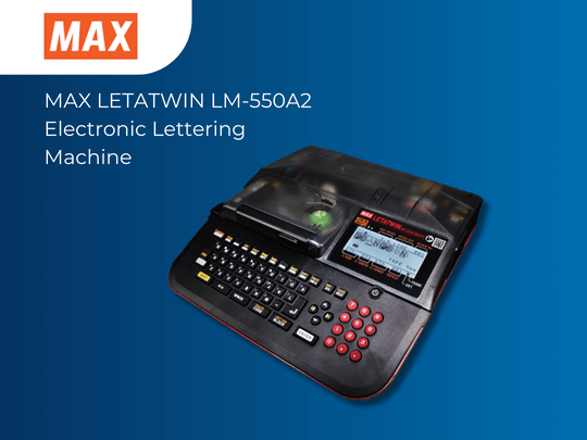 MAX LETATWIN LM-550A2 Electronic Lettering Machine