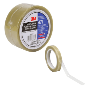 3M Vinyl Tape 471, Transparent, 12 in x 36 yd, 5.2 mil 500x500