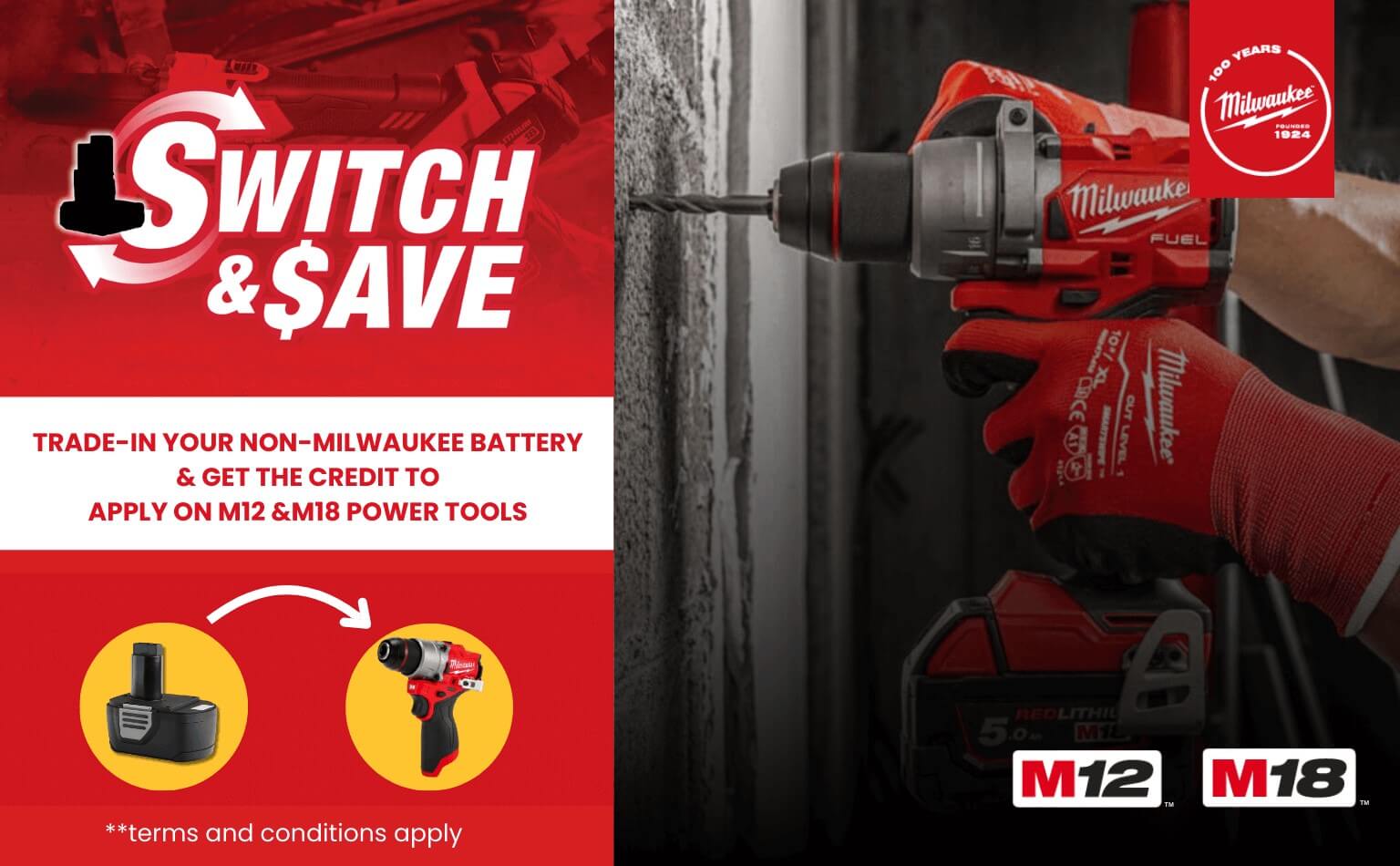 Milwaukee Switch Save Promotion Lim Kim Hai Electric