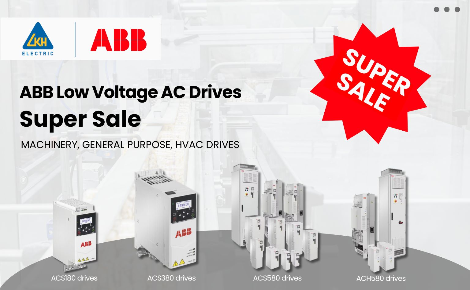 Super Sale Price on ABB Low Voltage-AC Drives-1