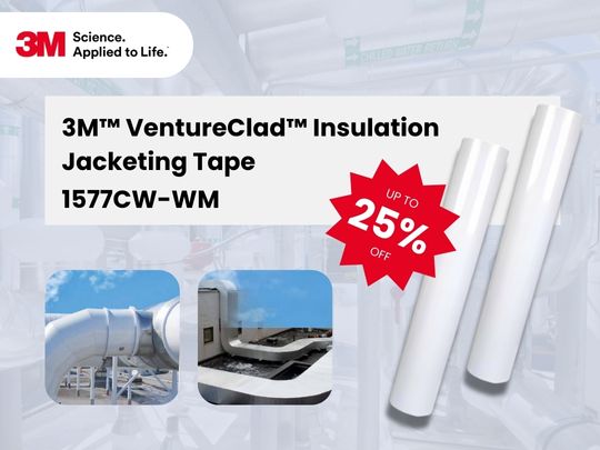 3M Ventureclad Insulation Jacketing Tapes Promotion-1577CW-WM
