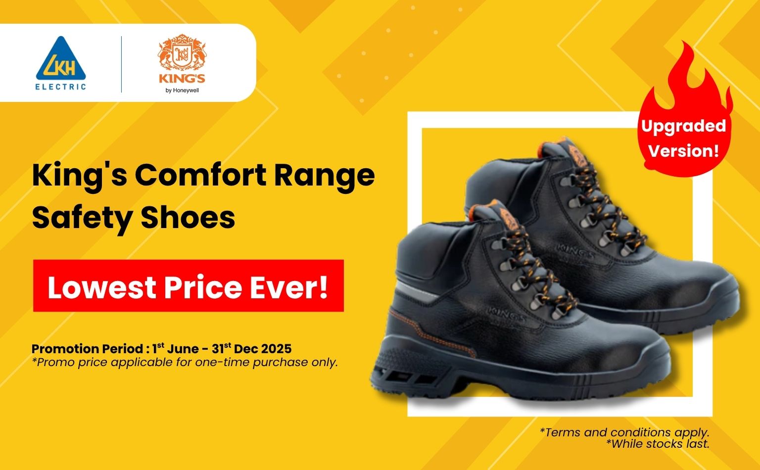 King's Comfort Range Safety Shoes Lowest Price Ever!-8
