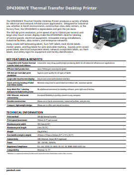 dp4300m-E-desktop-printe Panduit Printer Preview