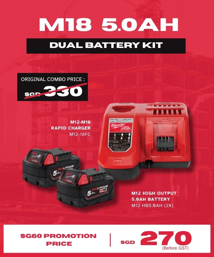 M18 5.0AH Dual Battery Kit-2