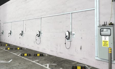 warehouse ev charging installation