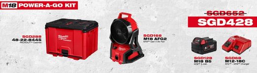 Milwaukee - Power a go kit