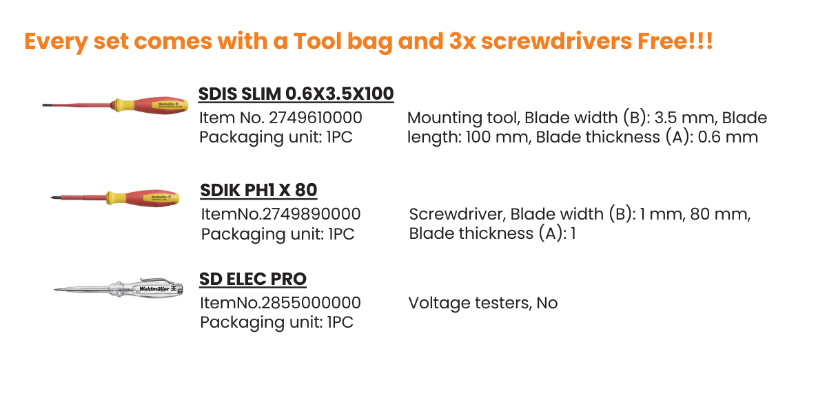 Weidmuller Crimping Tools