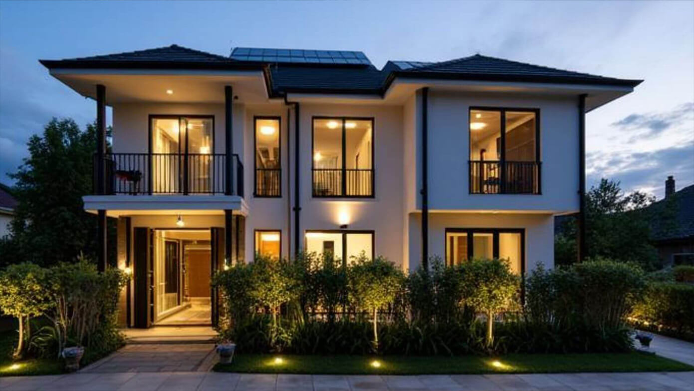 Residential solar lighting