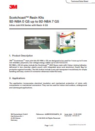 3M Jointing Kit Data Sheet