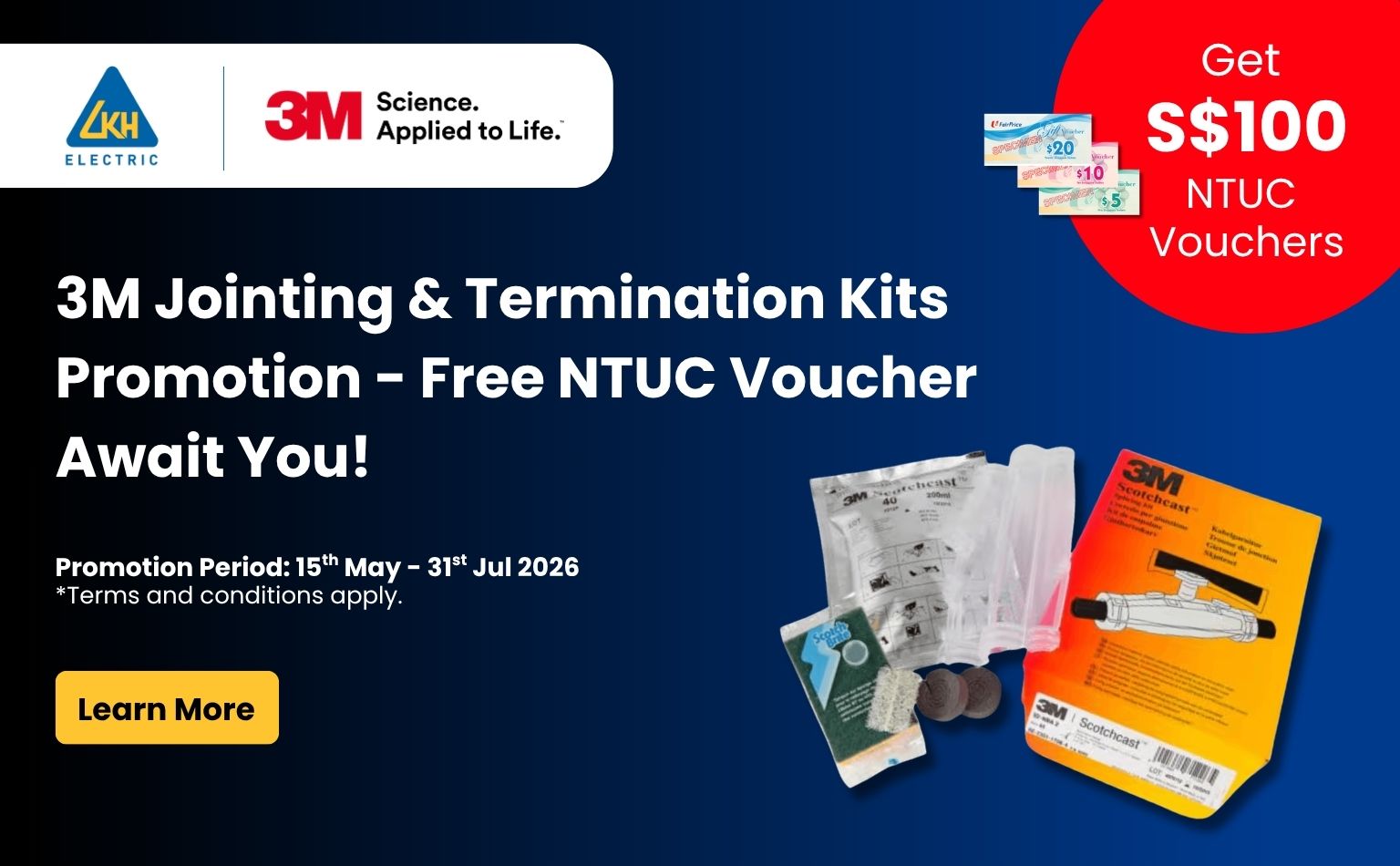 3M Jointing & Termination Kits banner