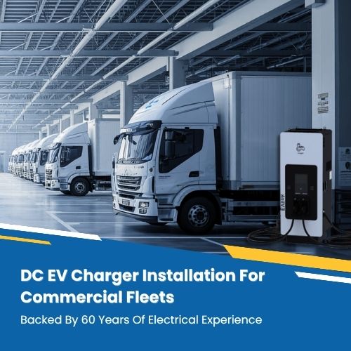 DC EV Charger Installation For Commercial Fleets-2