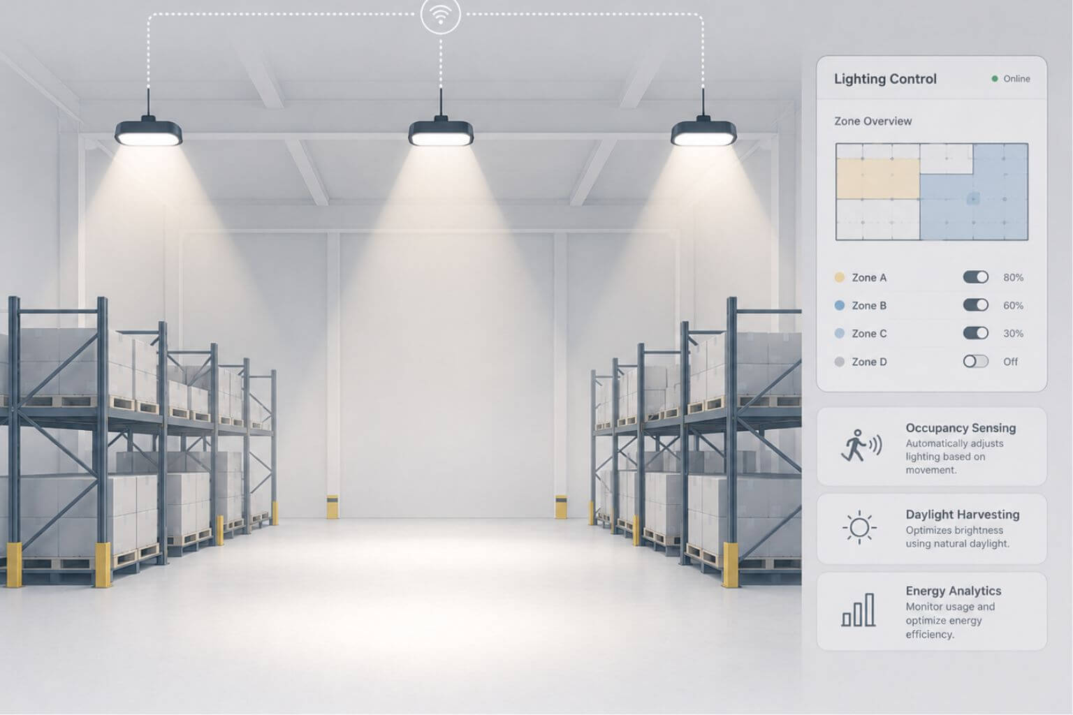 warehouse lighting design