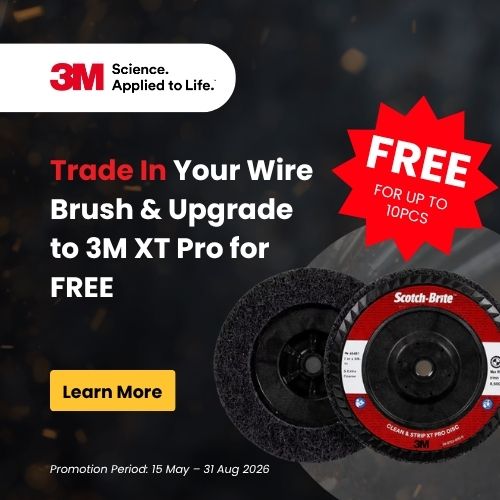 Trade In Your Wire Brush — Upgrade to 3M XT Pro for FREE