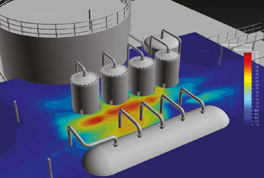 gas mapping system